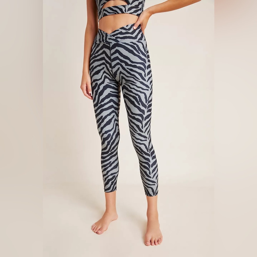 Year Of Ours Veronica Leggings Zebra Print